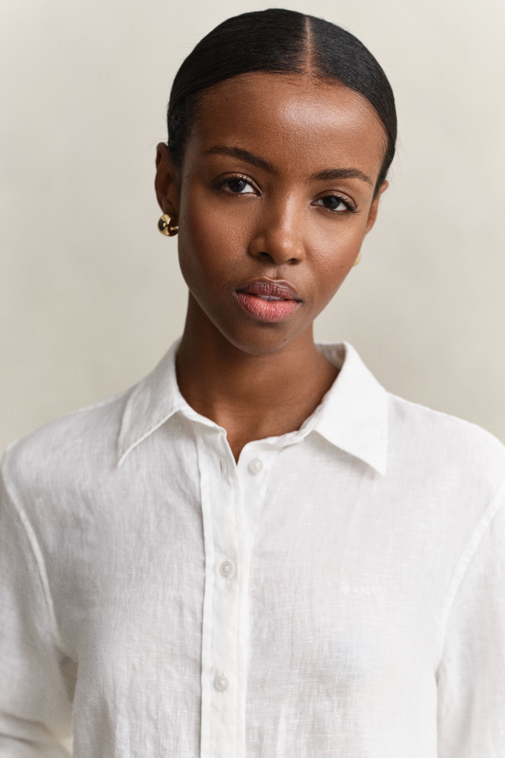 Camisa de linho regular fit