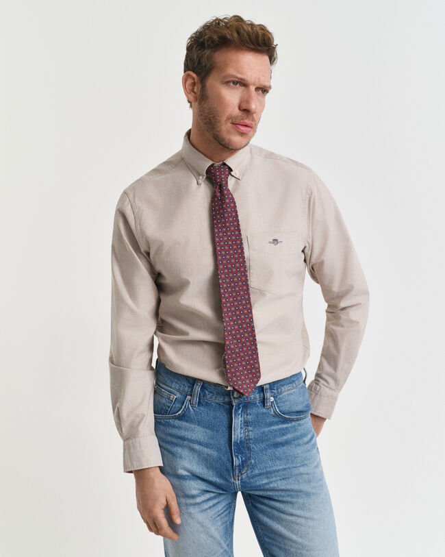 Camisa Oxford clássica regular fit