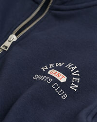 Sweatshirt com meio fecho de correr Graphic Teens