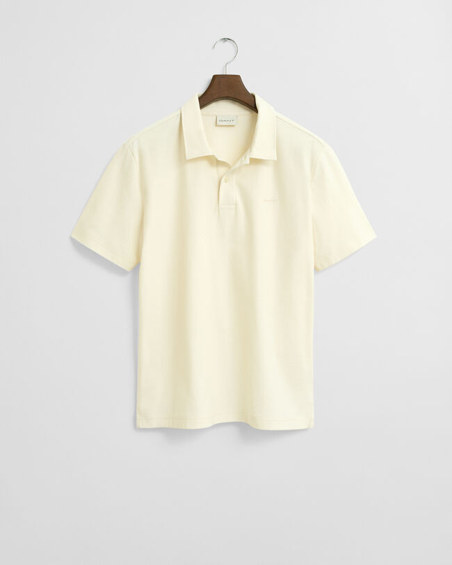 Polo em sarja texturizada