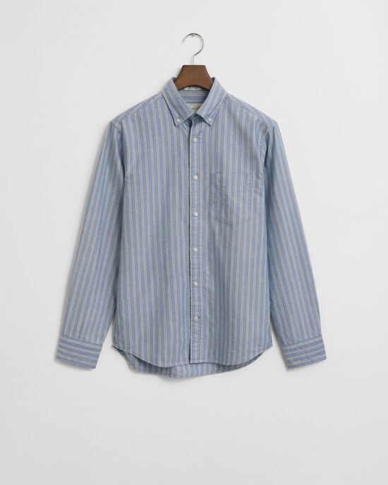 Camisa Oxford Archive às riscas regular fit