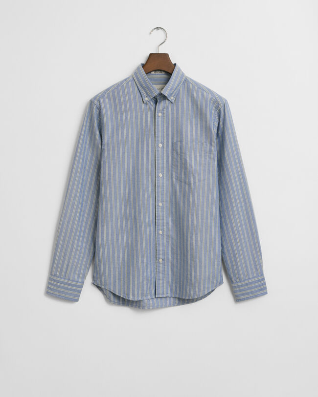 Camisa Oxford Archive às riscas regular fit