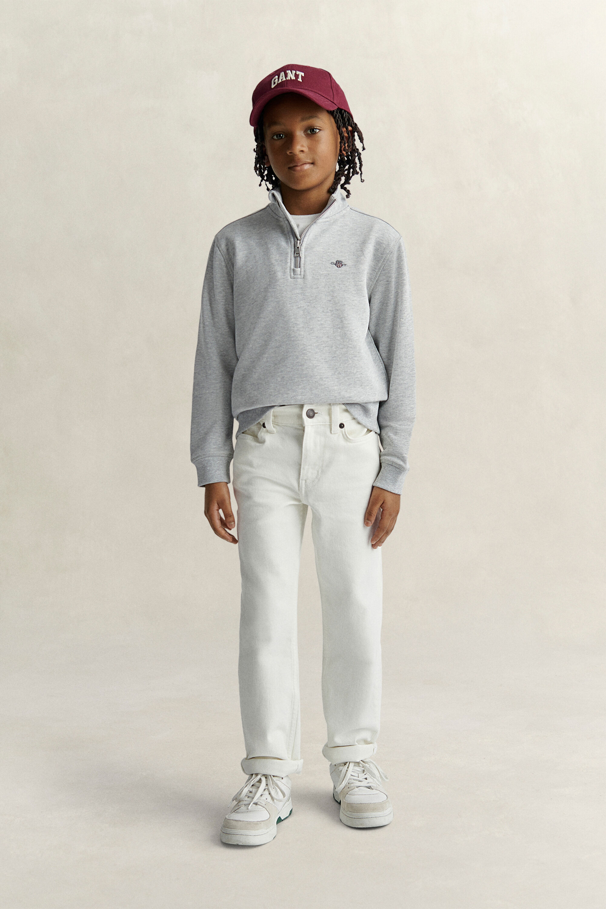 Sweatshirt com meio fecho de correr Shield Teen Boys