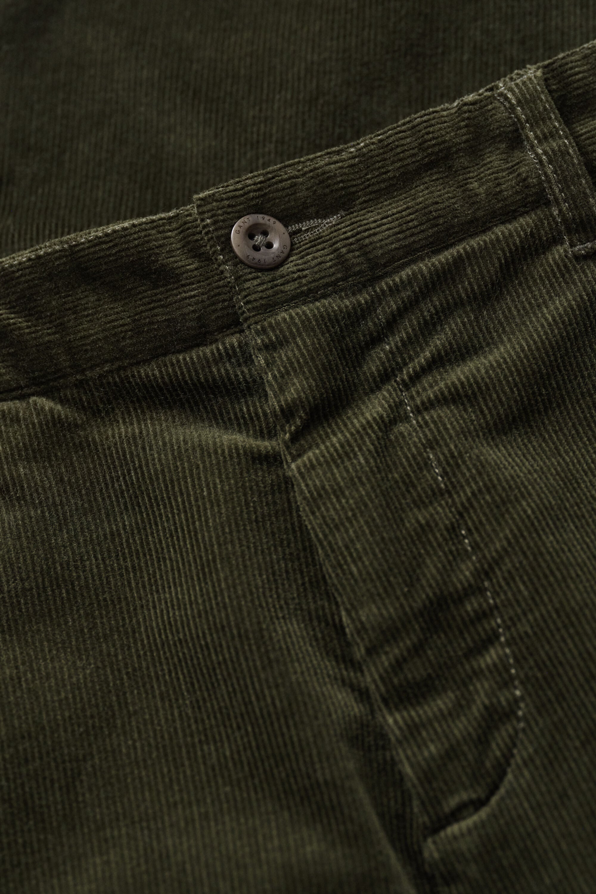 Calças chino de bombazina slim fit