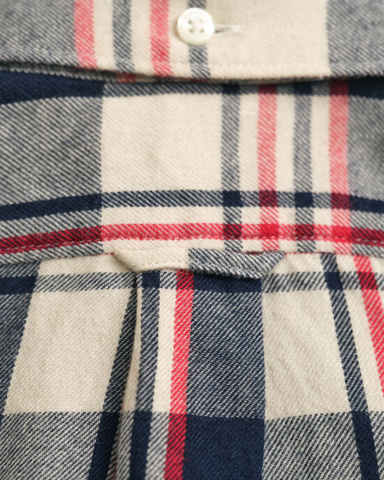 Camisa de flanela com padrão de xadrez Baby