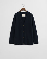 Casaco de malha em mistura de lã e caxemira