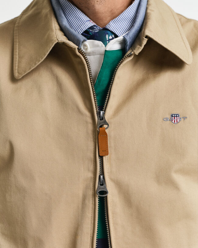 Casaco Windcheater em algod&atilde;o