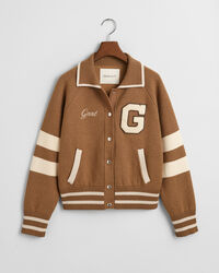 Camisola de malha canelada GANT Varsity
