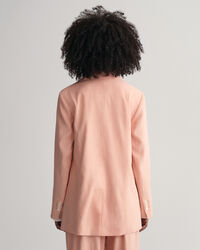 Blazer em linho com elastano regular fit