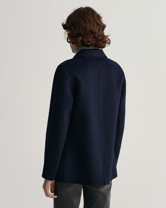 Blazer a direito cosido à mão