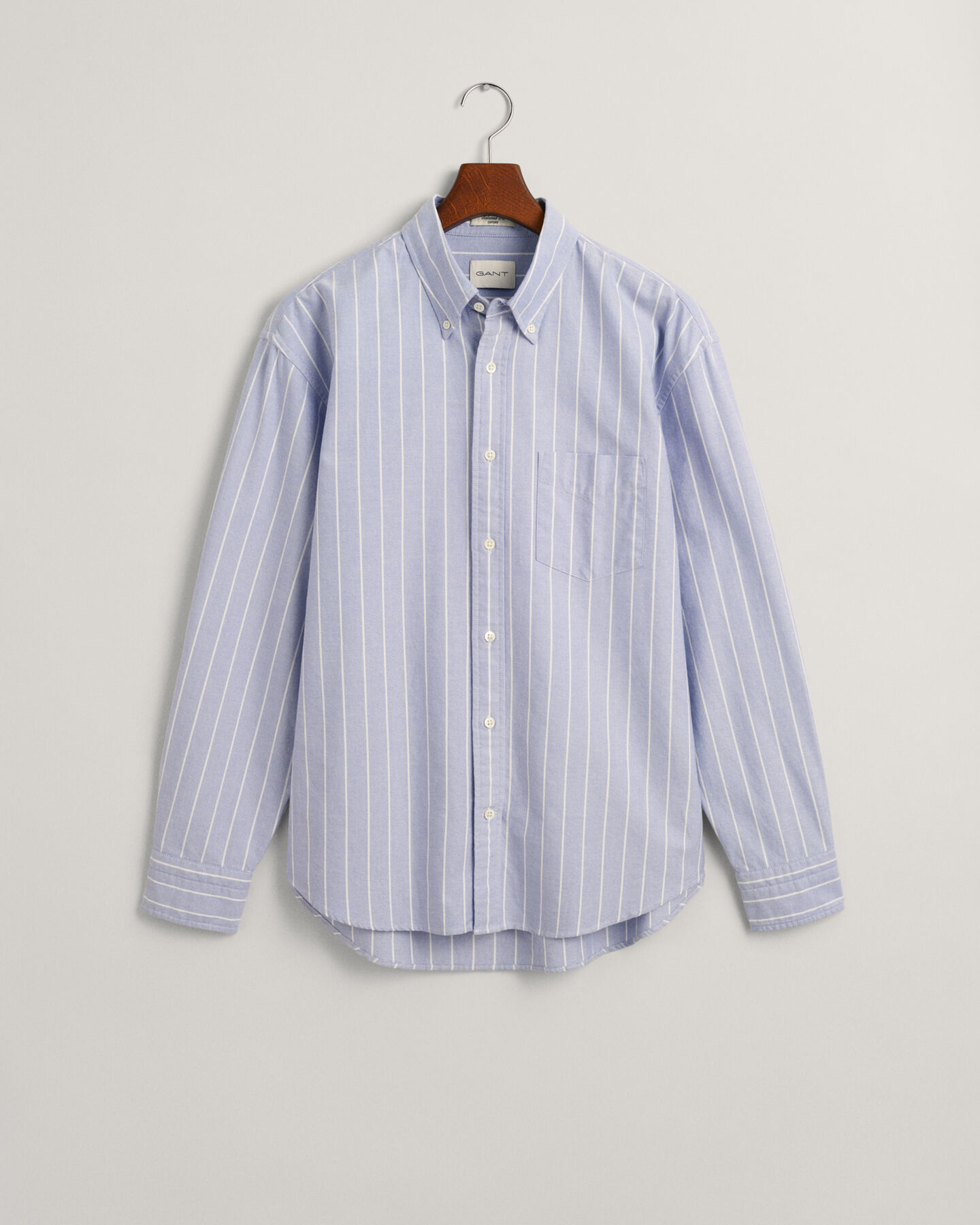 Camisa Oxford Heritage às riscas relaxed fit
