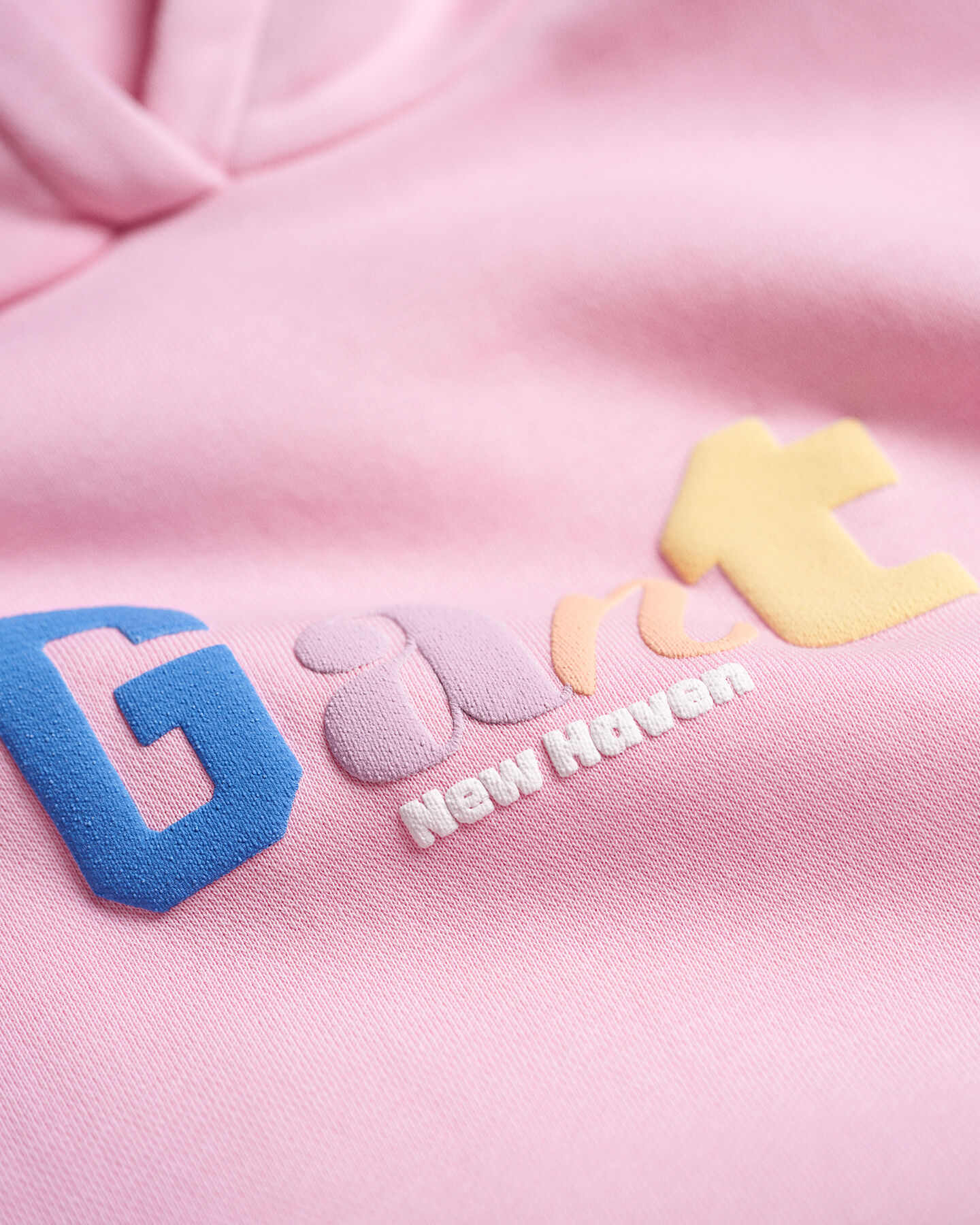 Vestido com capuz e estampado GANT Girls