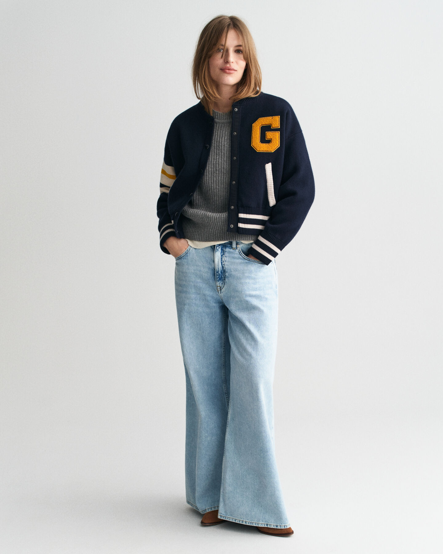 GANT Varsity Jacket em malha