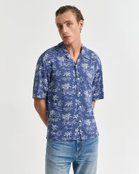 Camisa com estampado Island relaxed fit
