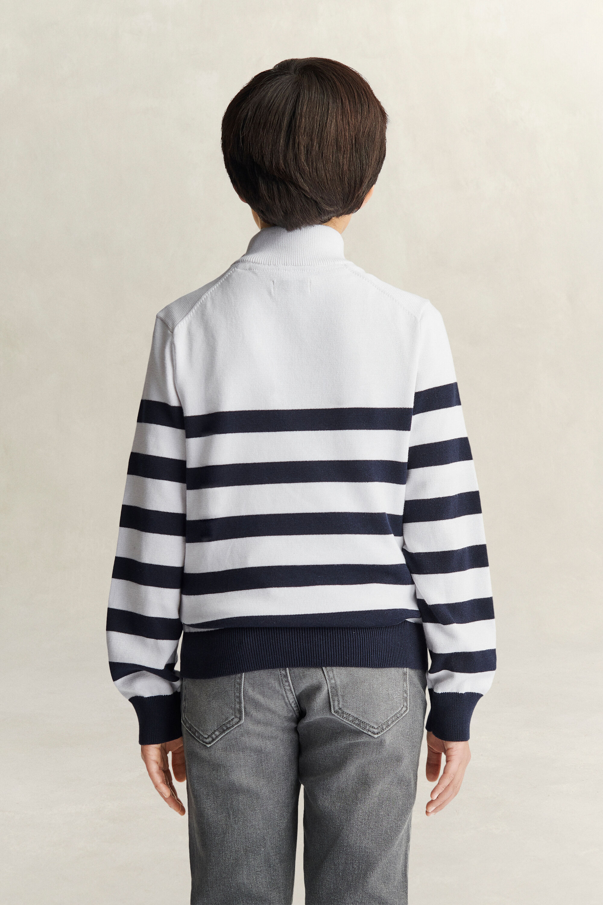 Teen Boys Breton Striped Sweater