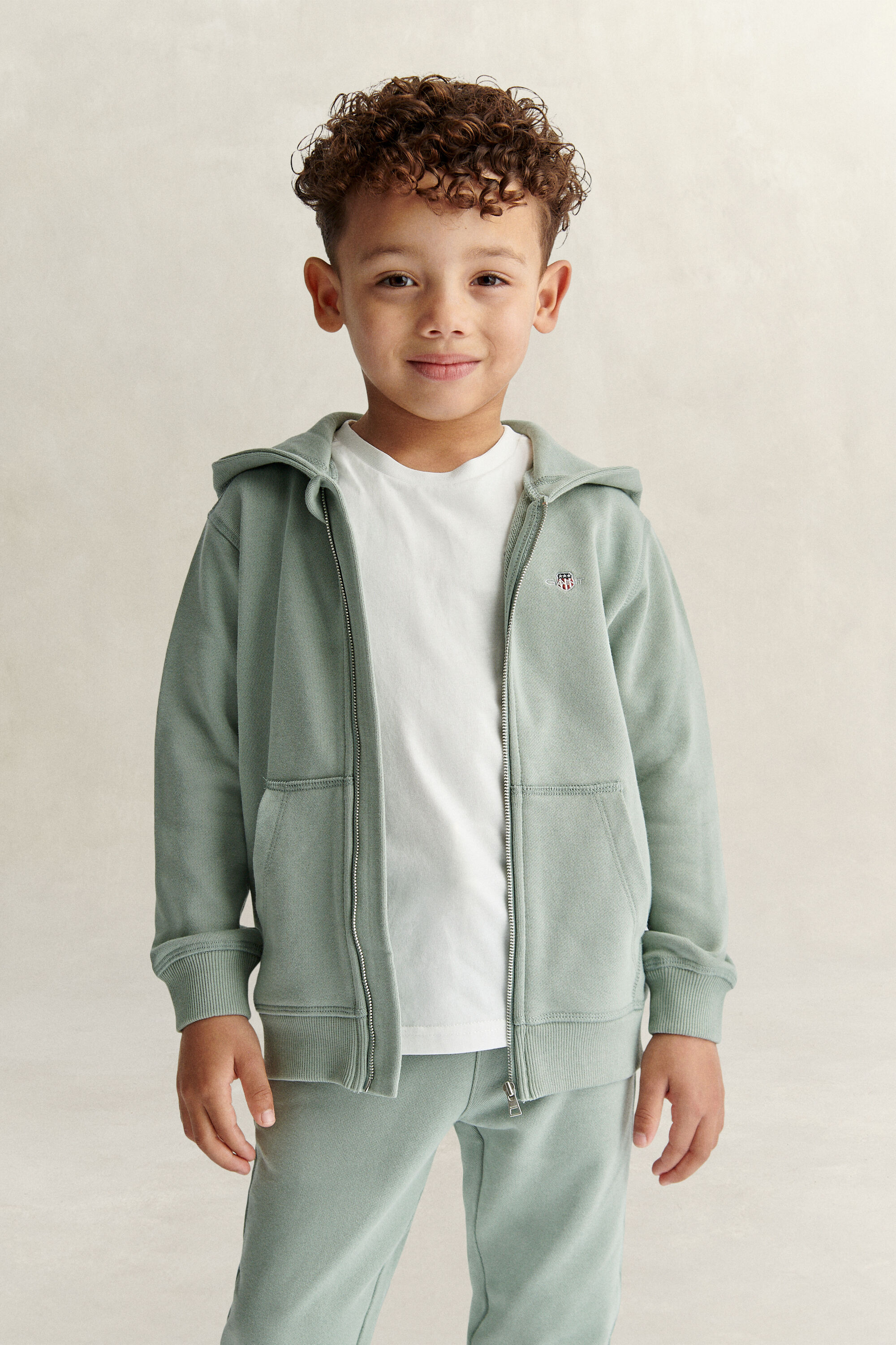 Sweatshirt com capuz e fecho Shield Kids