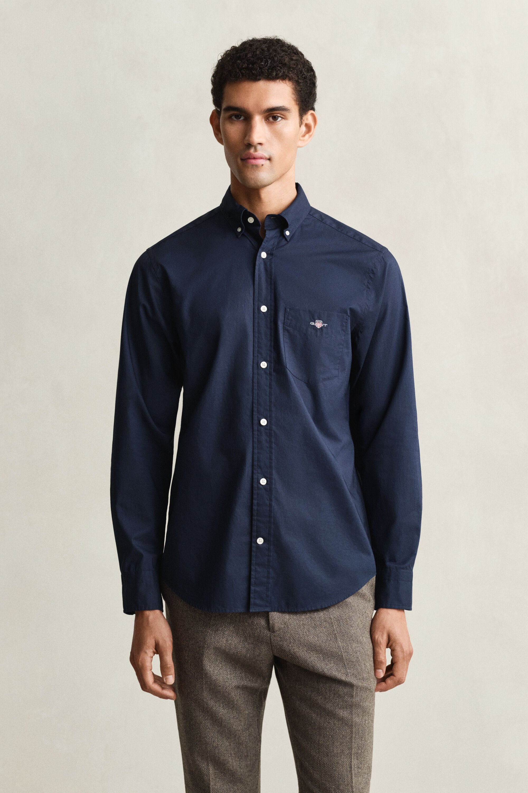 Camisa em popelina Classic regular fit