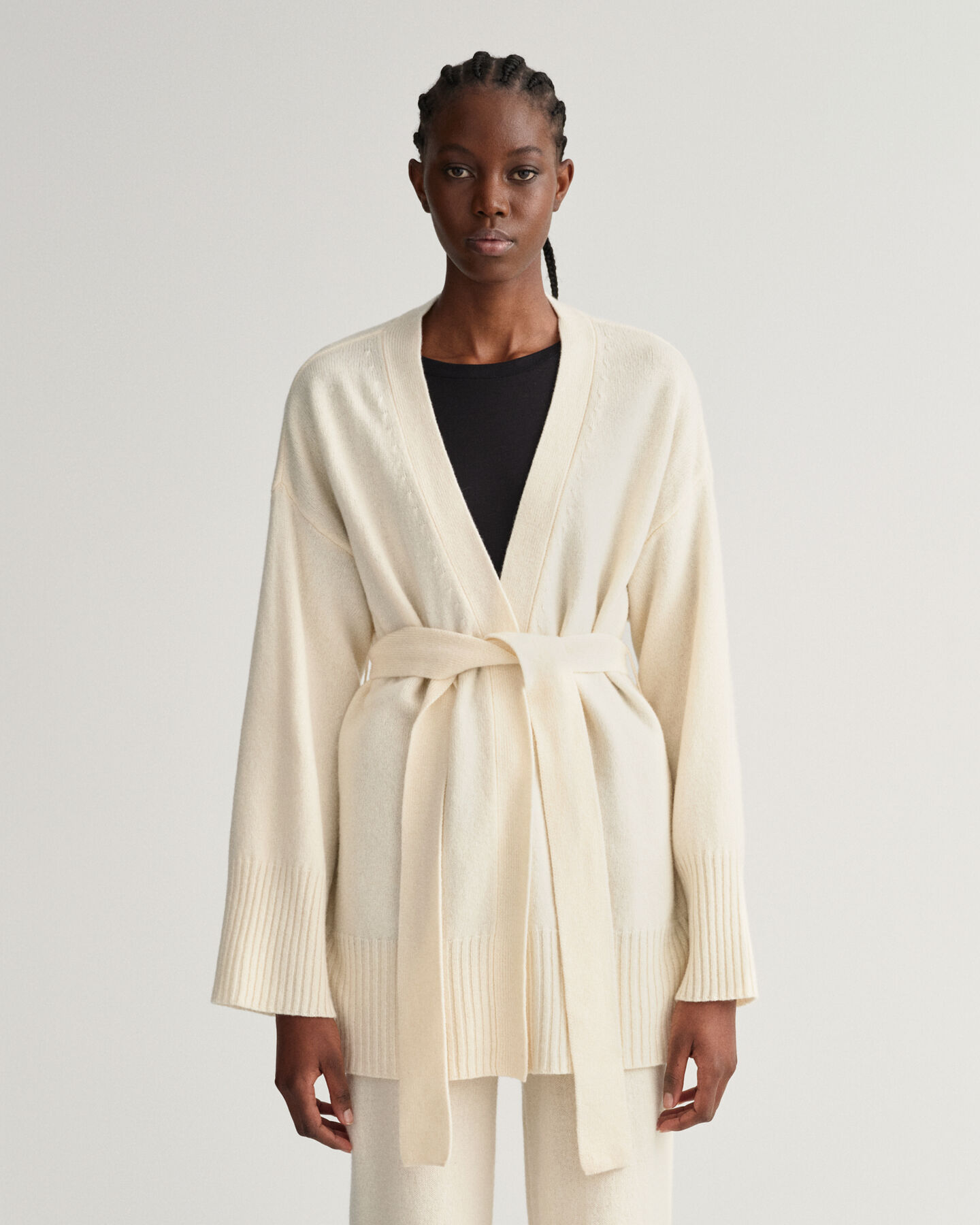 Casaco de malha de trespasse Lounge