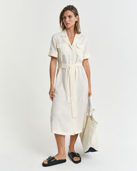 Vestido com bolsos regular fit