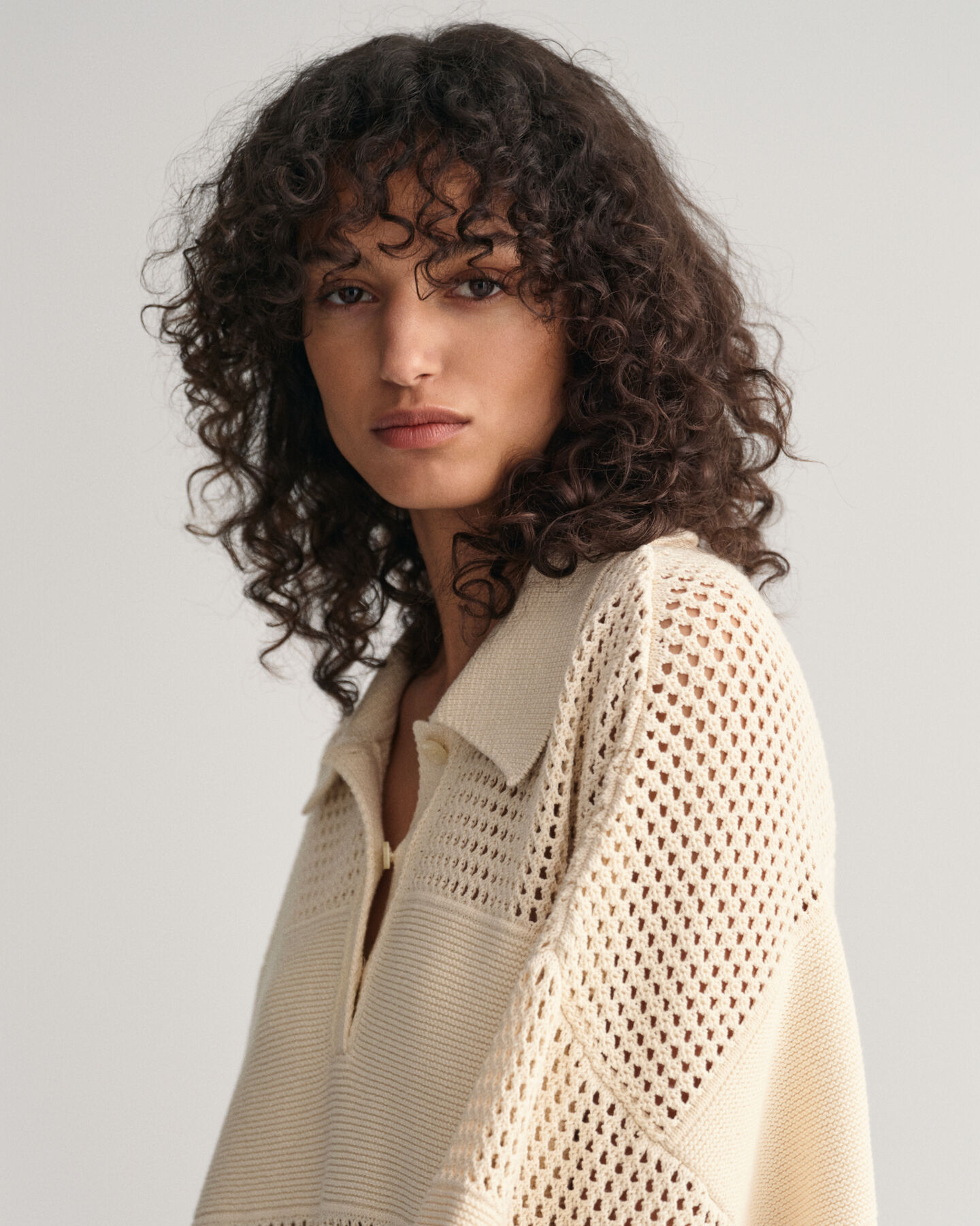 Vestido Rugger em malha aberta