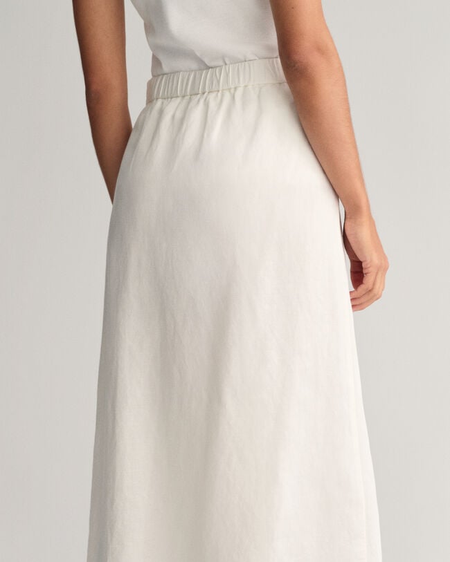 Saia média em mistura de linho