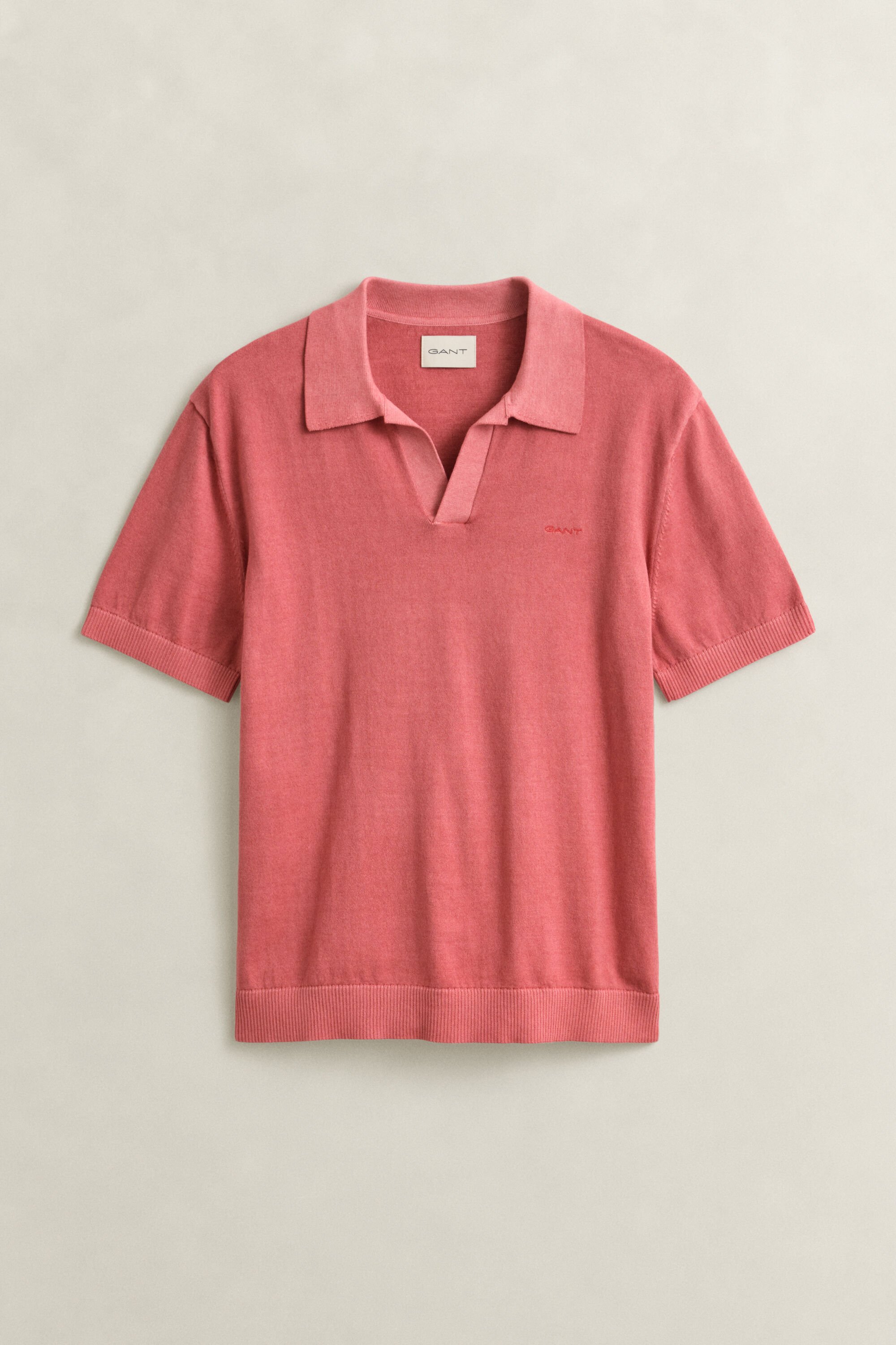 Camisola de malha tipo polo Sunfaded