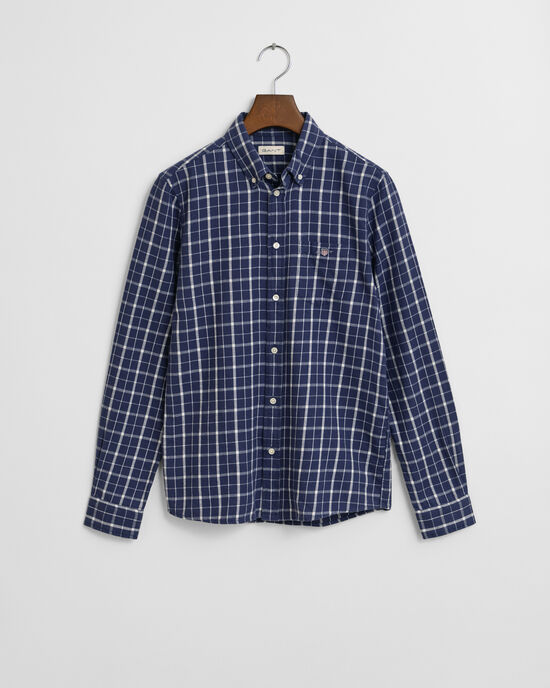 Camisa de flanela com padrão de xadrez Teens