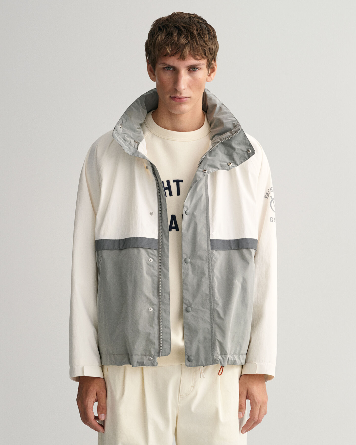 Blusão estilo piloto de corridas