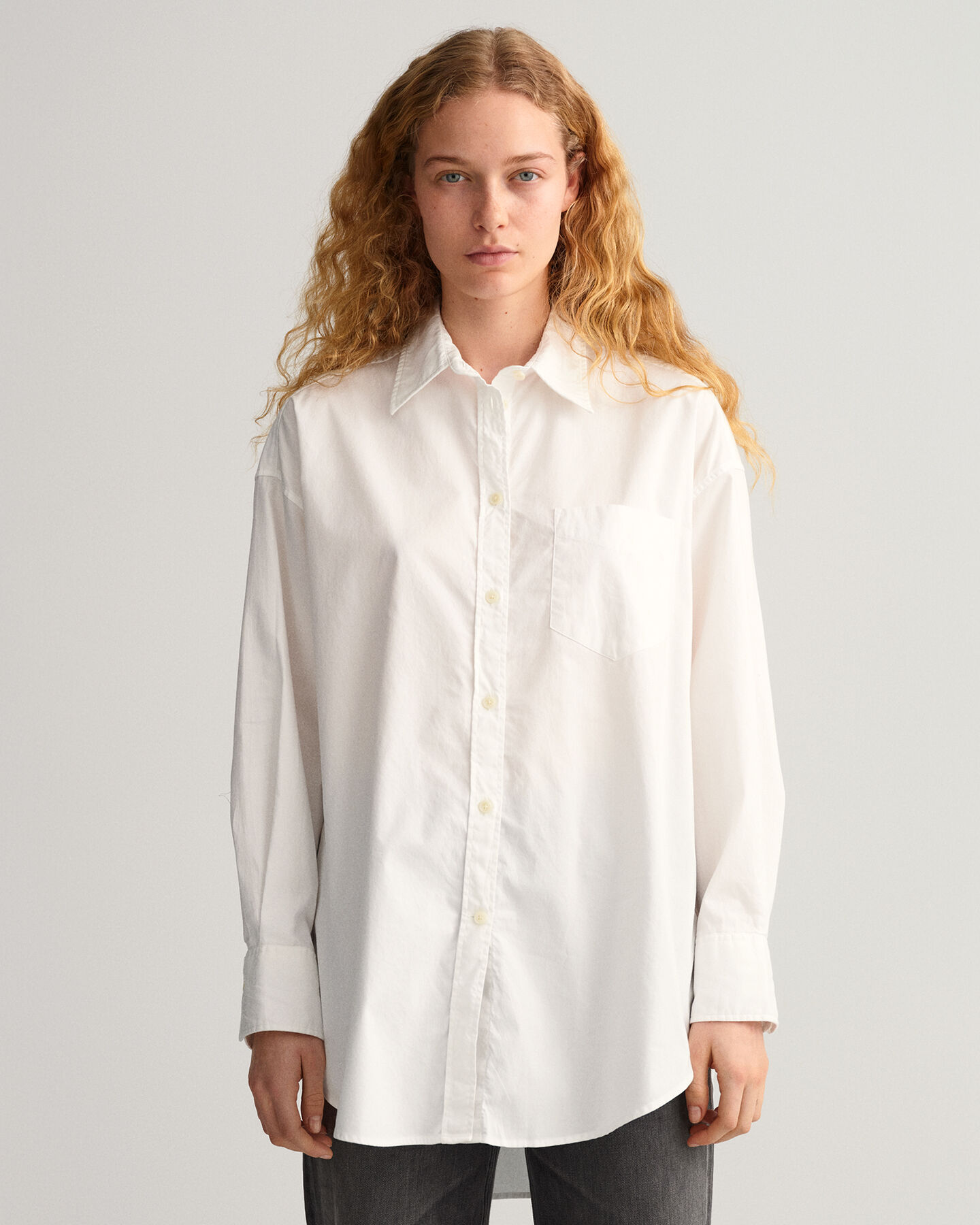Camisa Oxford oversized