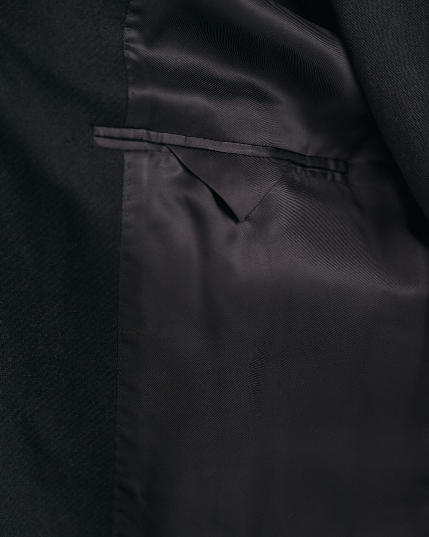 Sobretudo clássico formal em lã