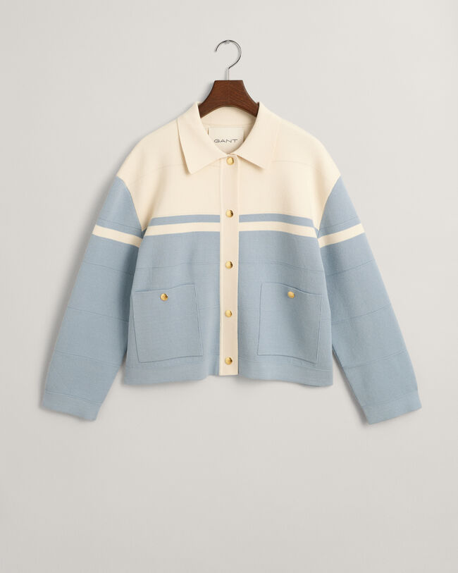 Casaco de malha Color Blocked