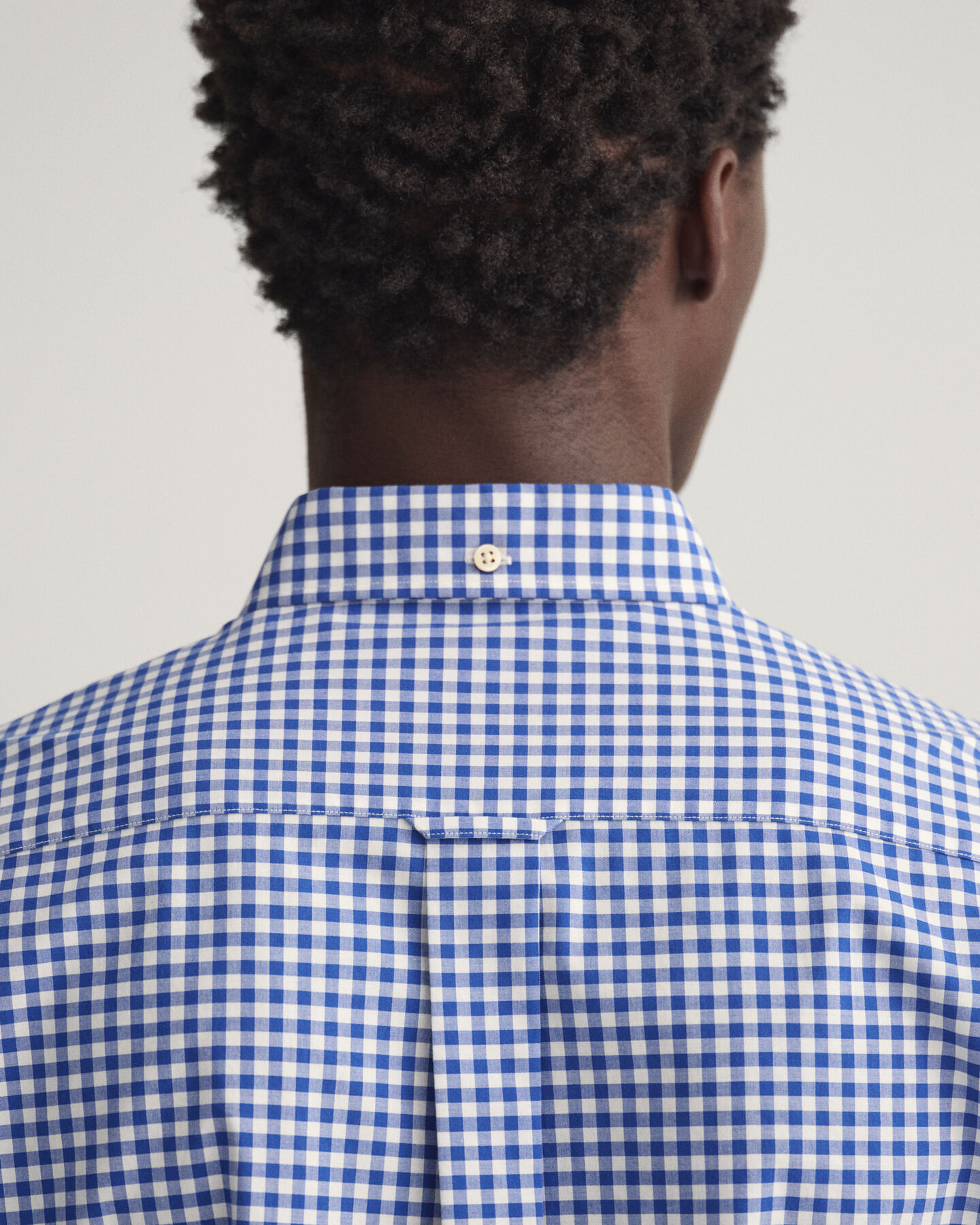 Camisa em popelina gingham regular fit