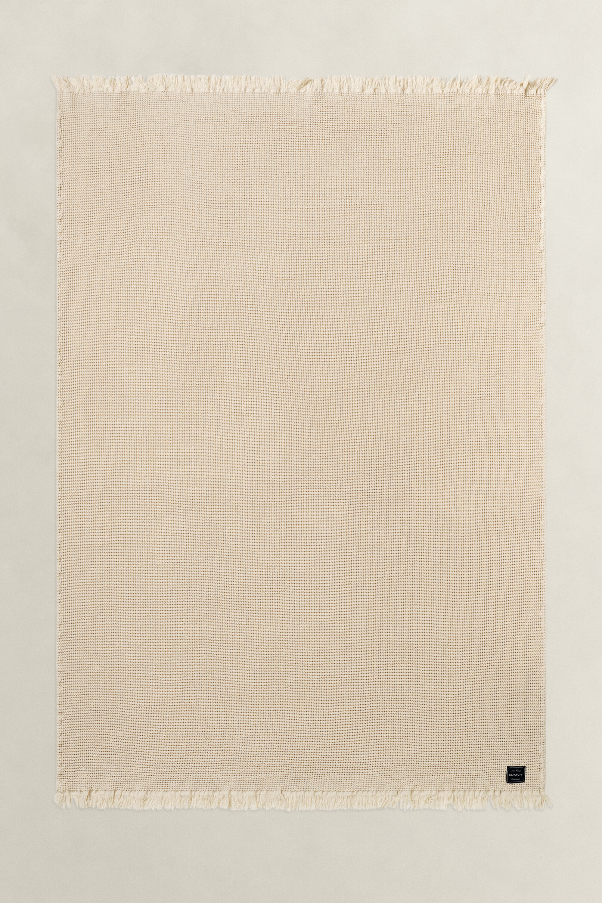 Manta decorativa em algodão Waffle Textured