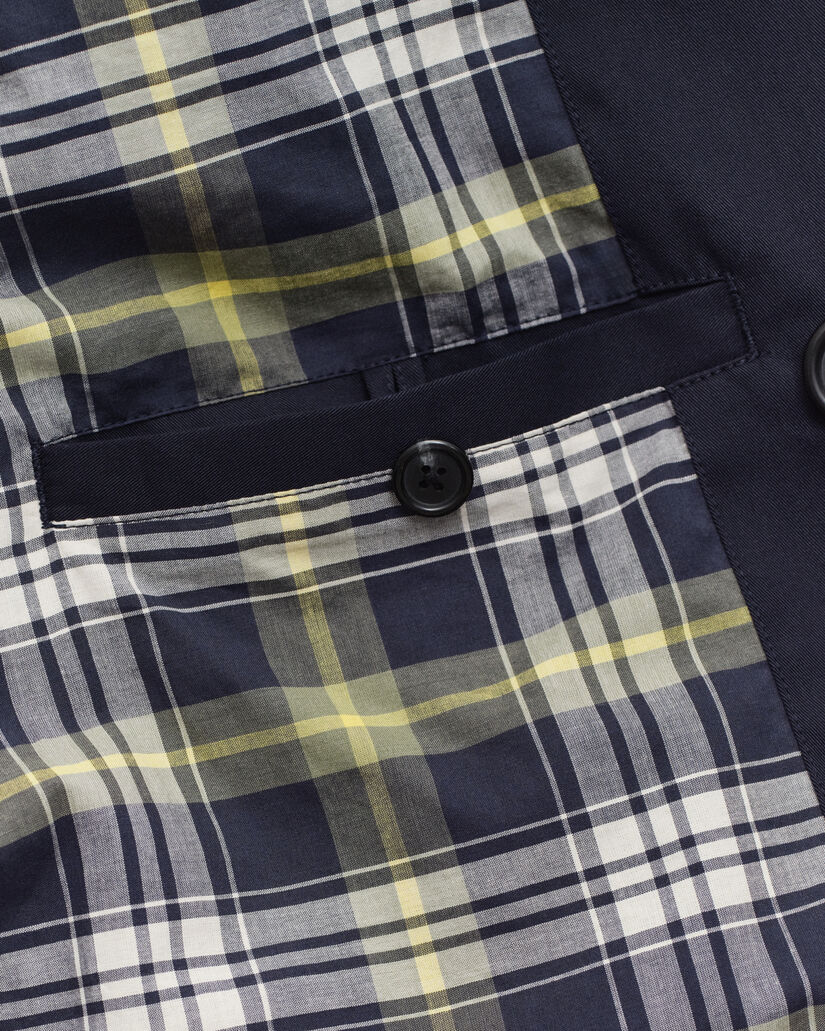 Gabardina em mistura de algodão