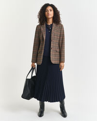 Polo de mangas compridas com botões