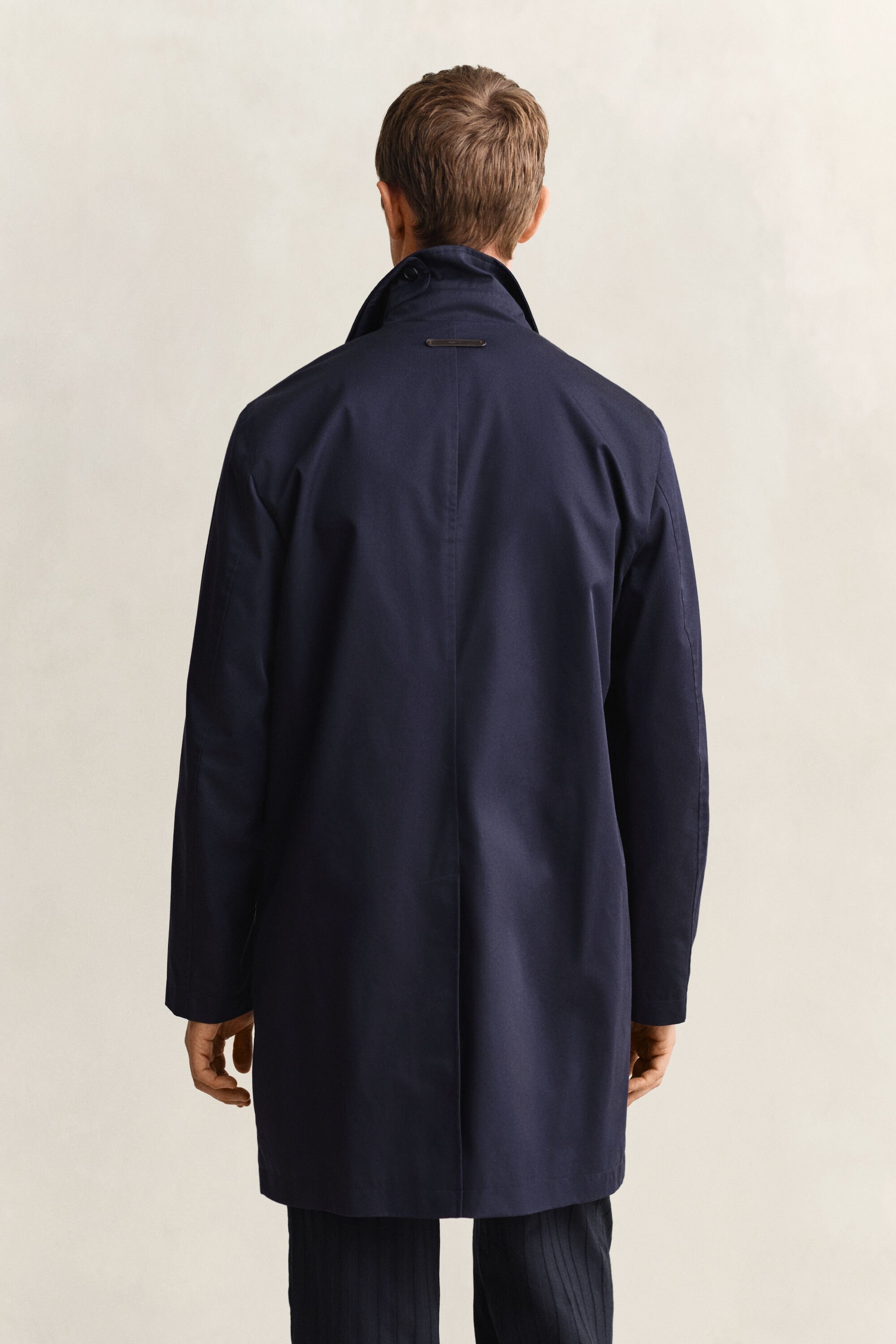 Gabardina em mistura de algodão