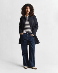 Polo de manga comprida &agrave;s riscas