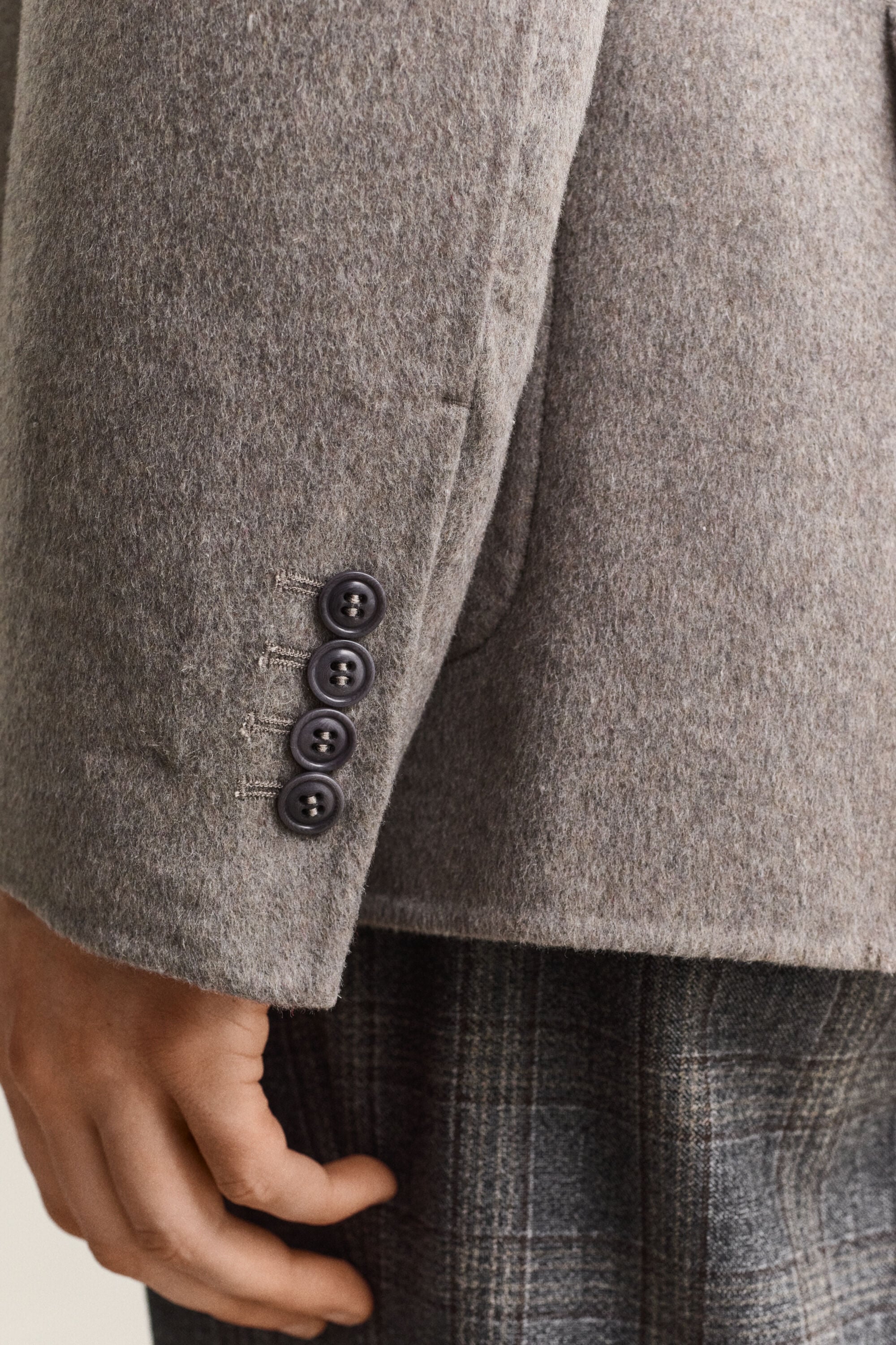 Blazer cosido à mão