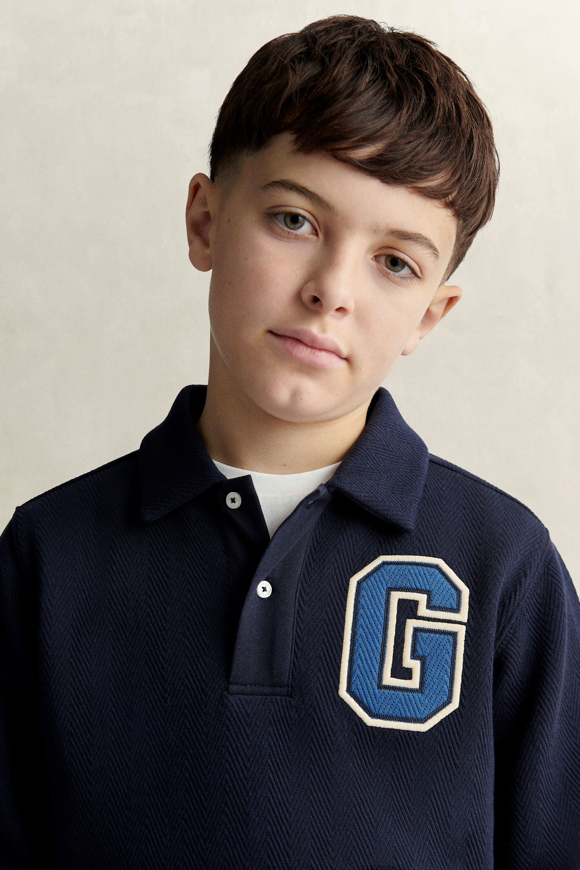 Sweatshirt com colarinho Teen Boys