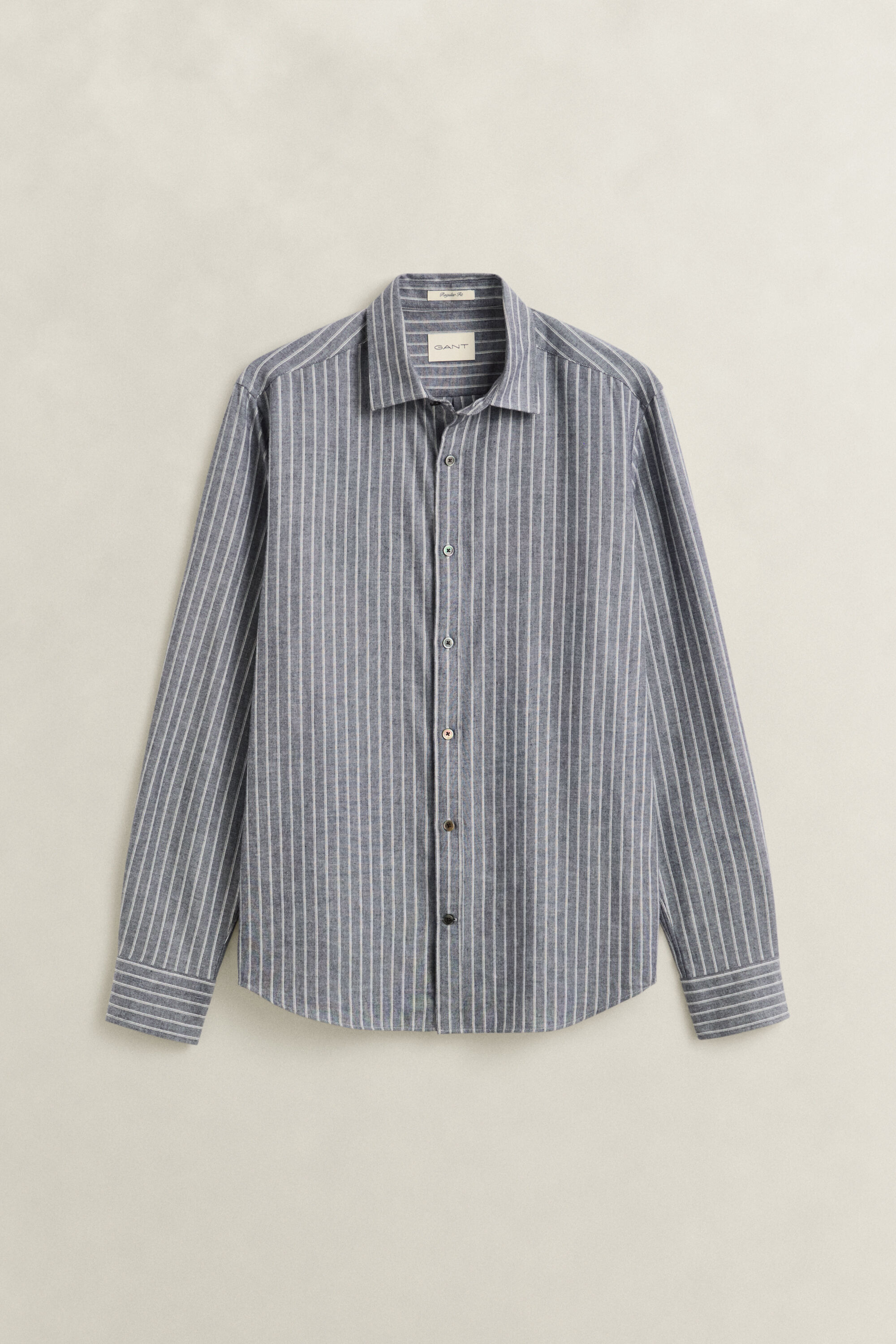 Camisa de flanela às riscas Mélange