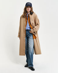 Camisa com padr&atilde;o Houndstooth relaxed fit