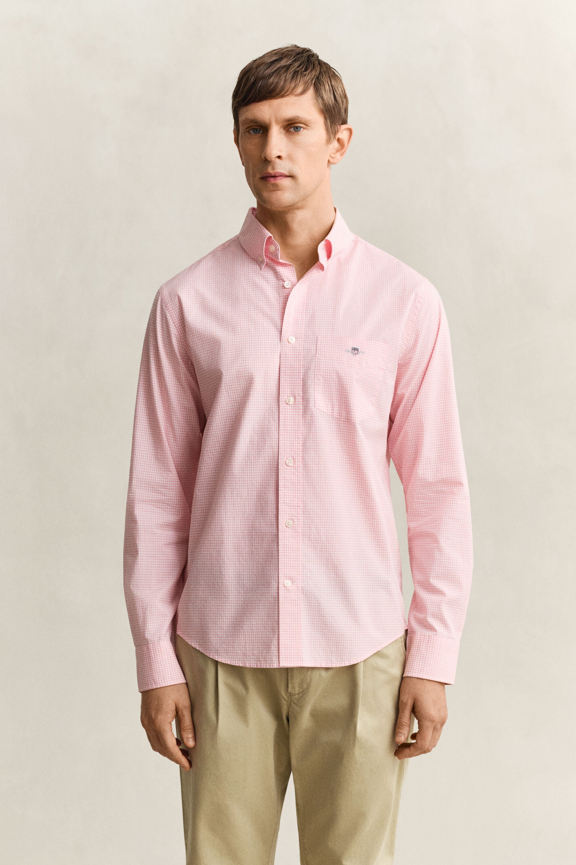 Camisa em popelina Gingham Classic