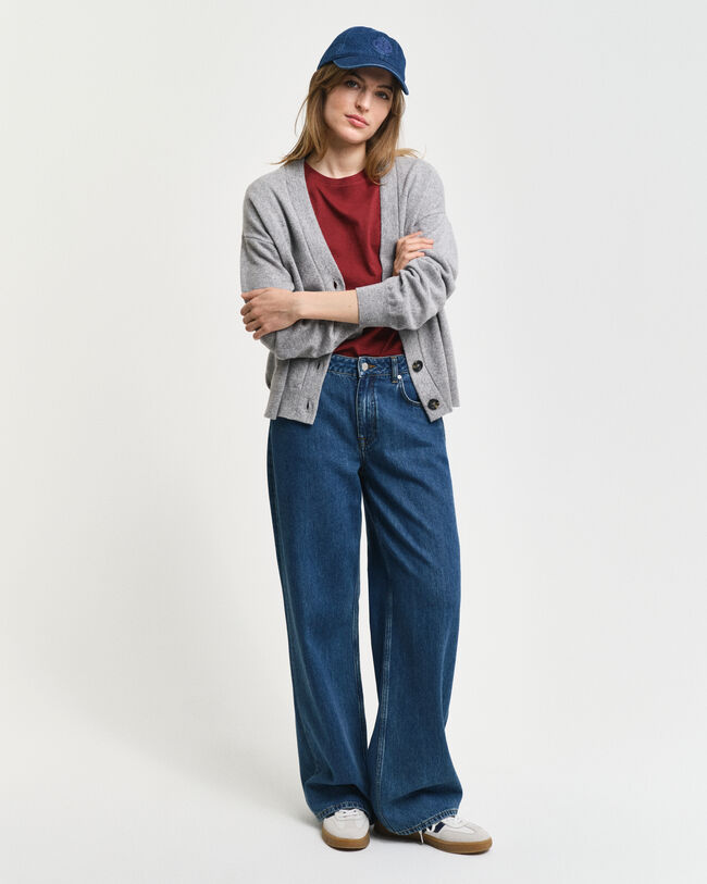 Casaco de malha em lã extrafina