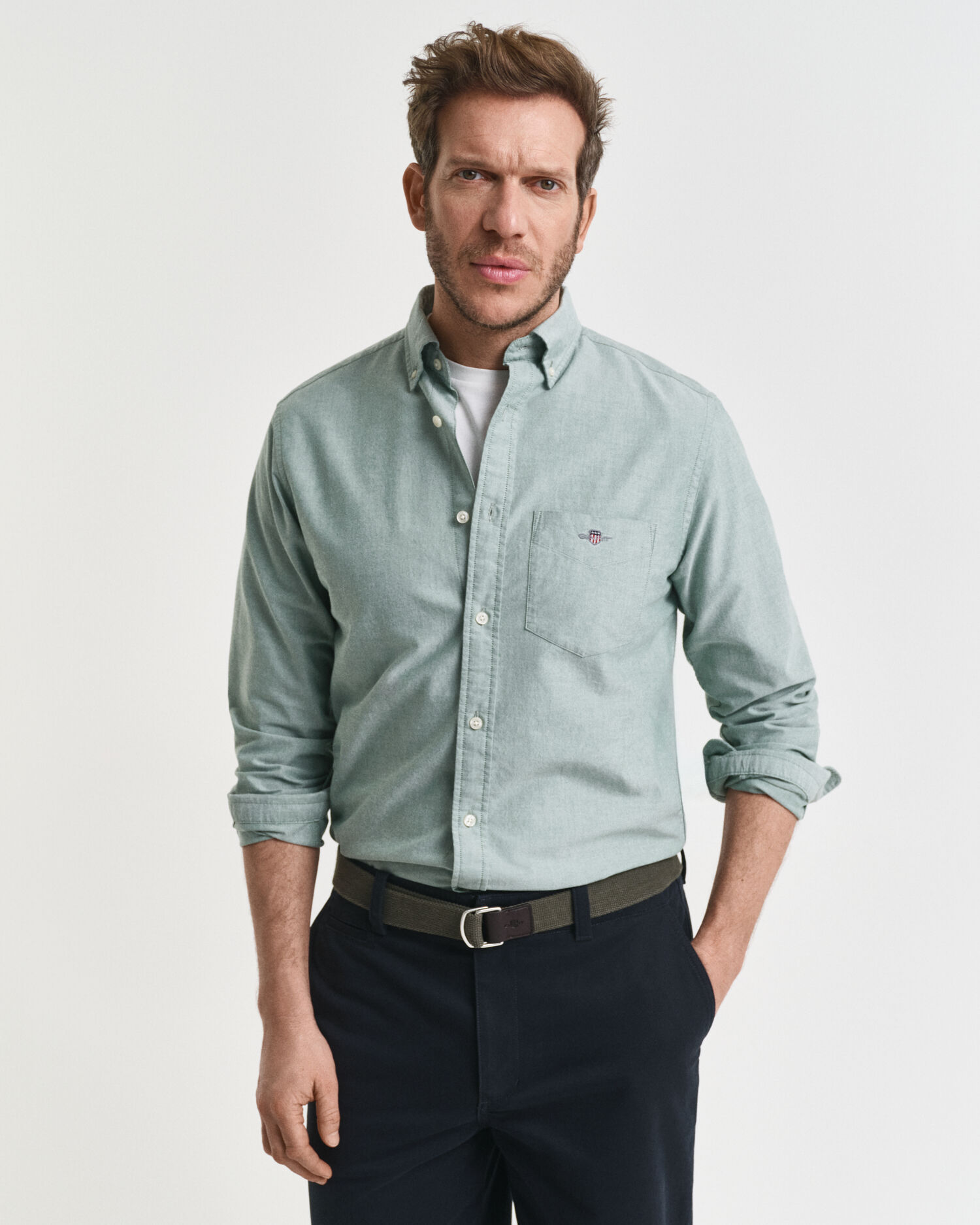 Camisa Oxford clássica regular fit