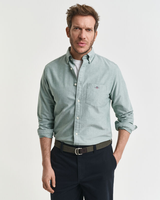 Camisa Oxford clássica regular fit