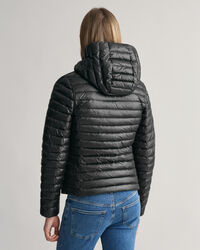 Blus&atilde;o de penas acolchoado leve e brilhante Teen Girls