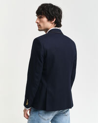Blazer Club em lã e algodão slim fit