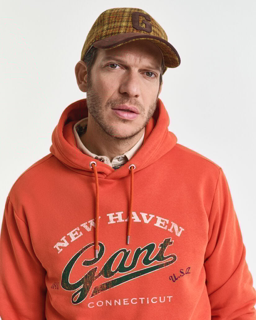 Sweatshirt com capuz Crest Graphic
