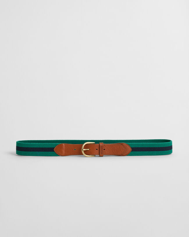Cinto em tecido resistente às riscas