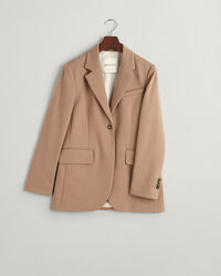 Blazer em jersey corte normal